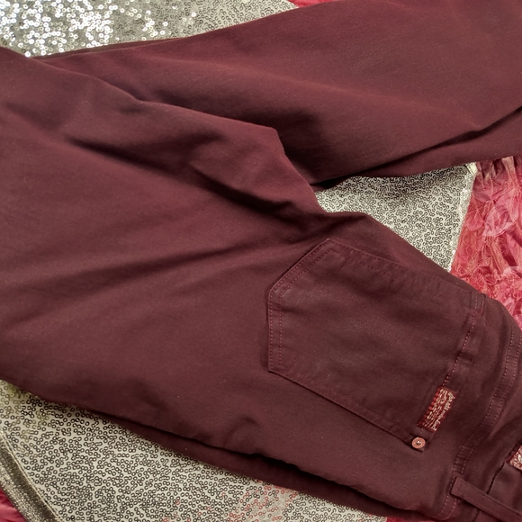 7 For All Mankind Denim - 7 For All Mankind Plum Color Pants